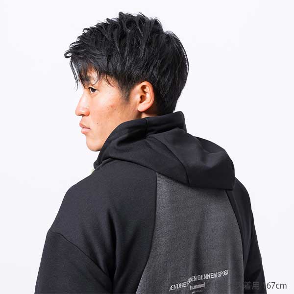 hummel PLAYコラボ 選手移動着同モデル スウェットフルジップジャケット